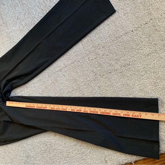 AK Anne Klein Stretch Straight Leg Trousers ~ Size 8 ~ Charcoal ~ Office Attire - Picture 10 of 14